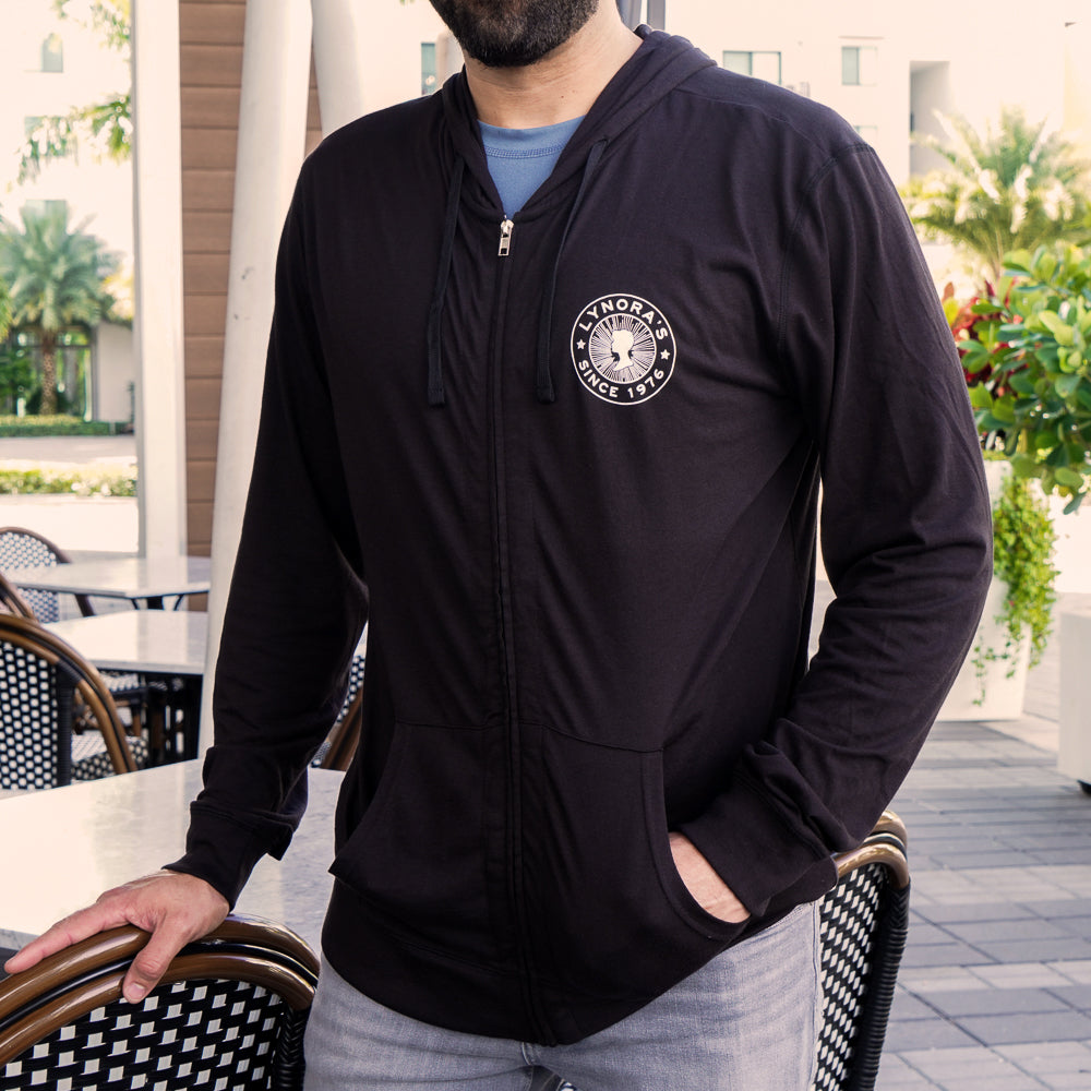 Black Lynora's Zip Up