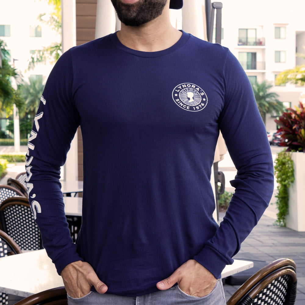 Men's: Lynora's Navy Long Sleeve