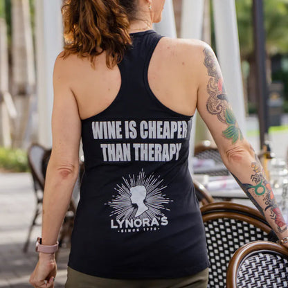 Women's: Wine Is Cheaper Than Therapy Tank Tank top